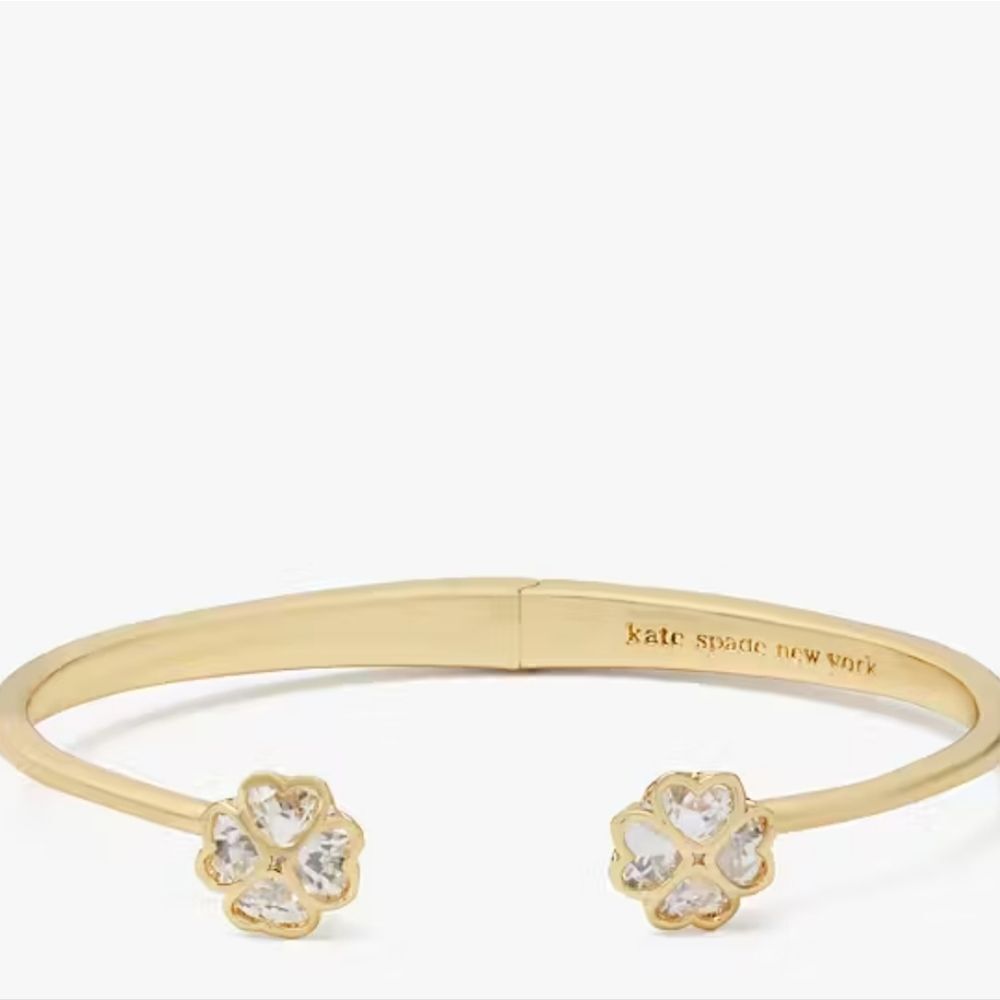 Something Sparkly Spade Hinge Cuff